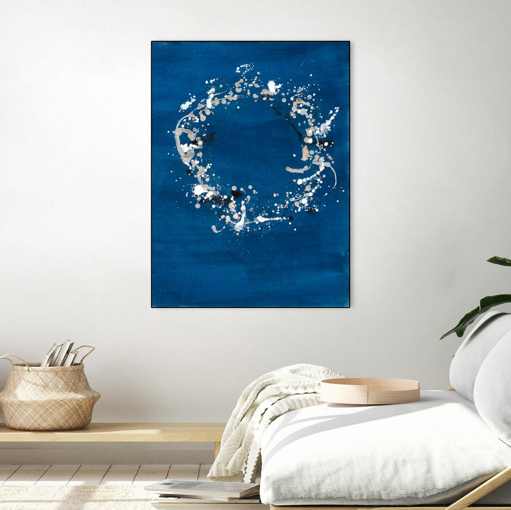 Indigo Coronet by Vanessa Binder on GIANT ART - blue abstract abstract