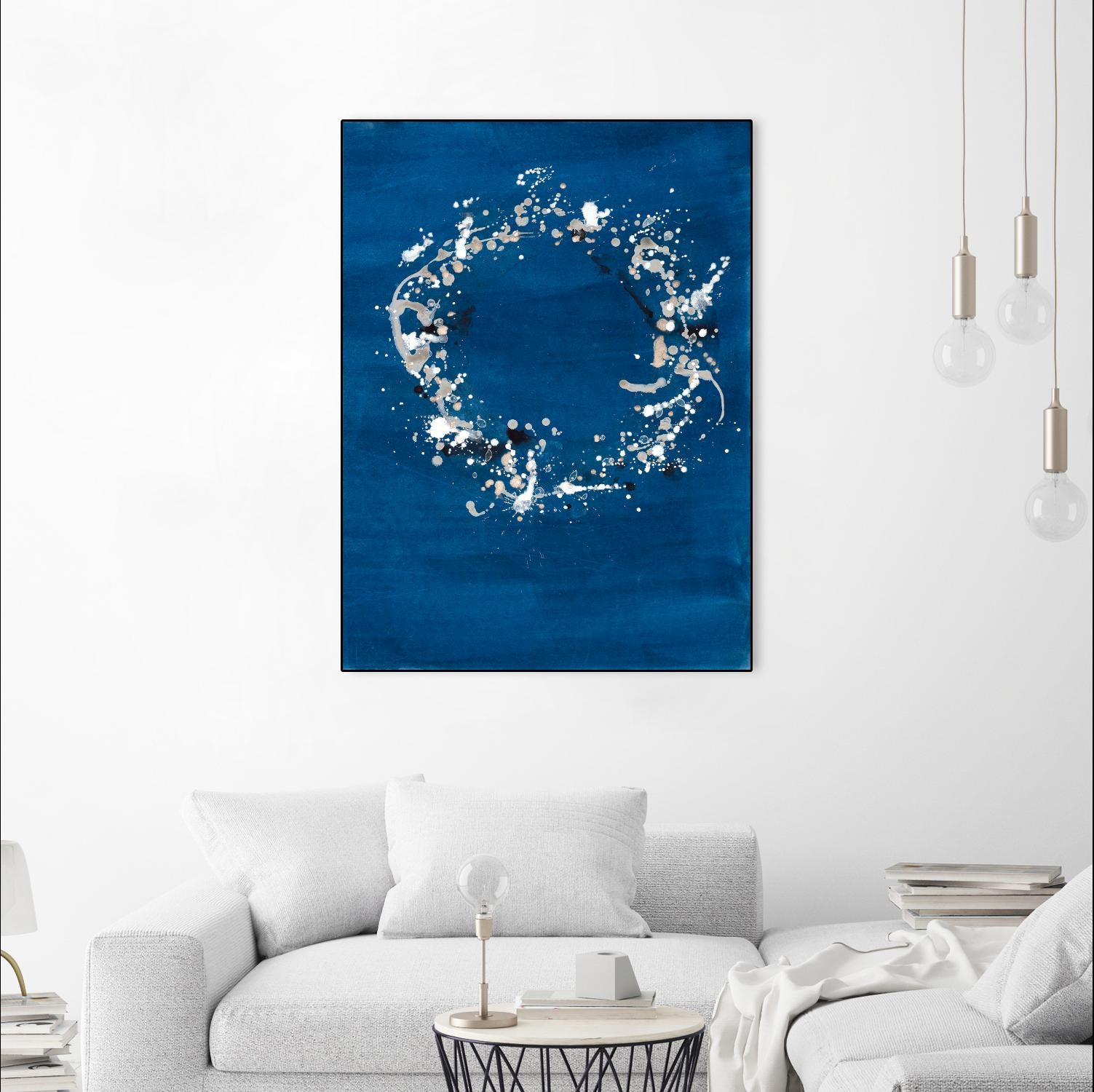 Indigo Coronet by Vanessa Binder on GIANT ART - blue abstract abstract