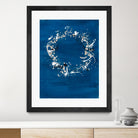 Indigo Coronet by Vanessa Binder on GIANT ART - blue abstract abstract