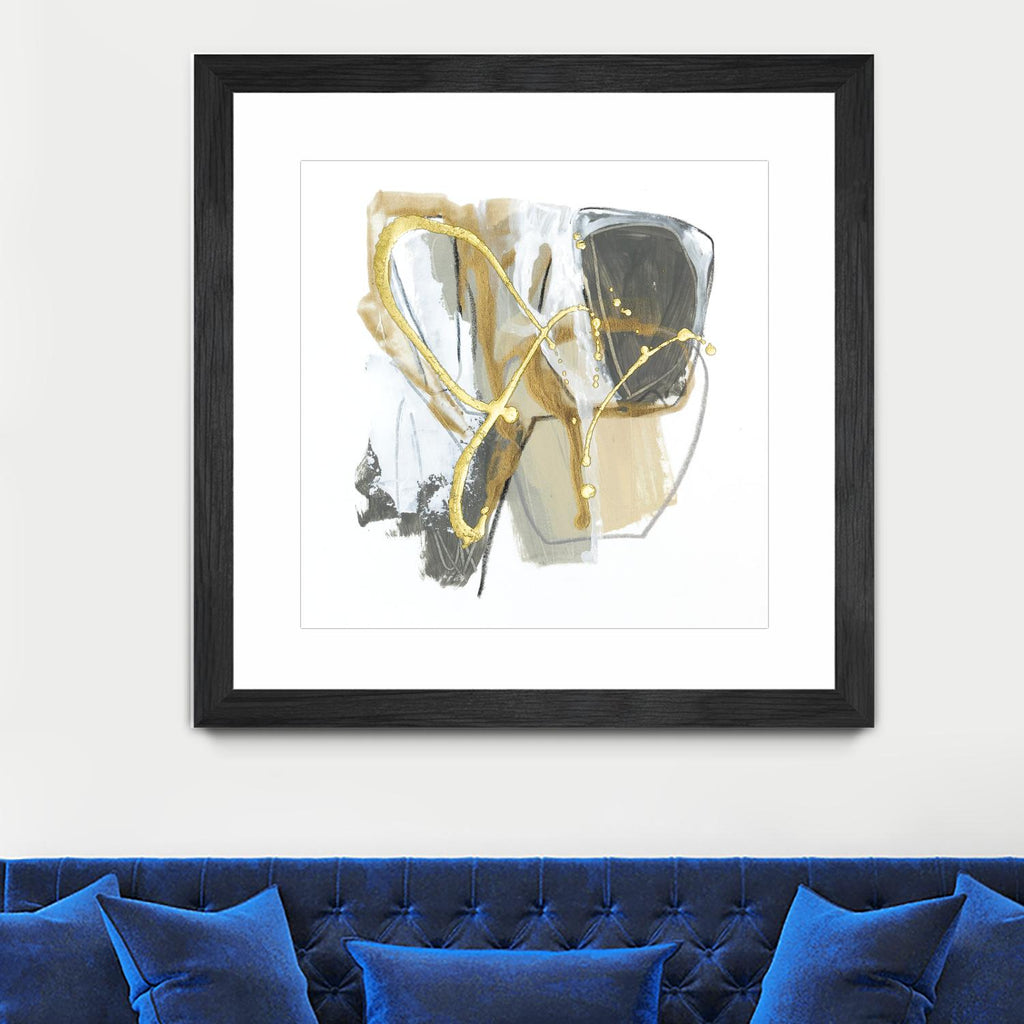 Metallurgy I by June Vess on GIANT ART - gold abstract abstract 