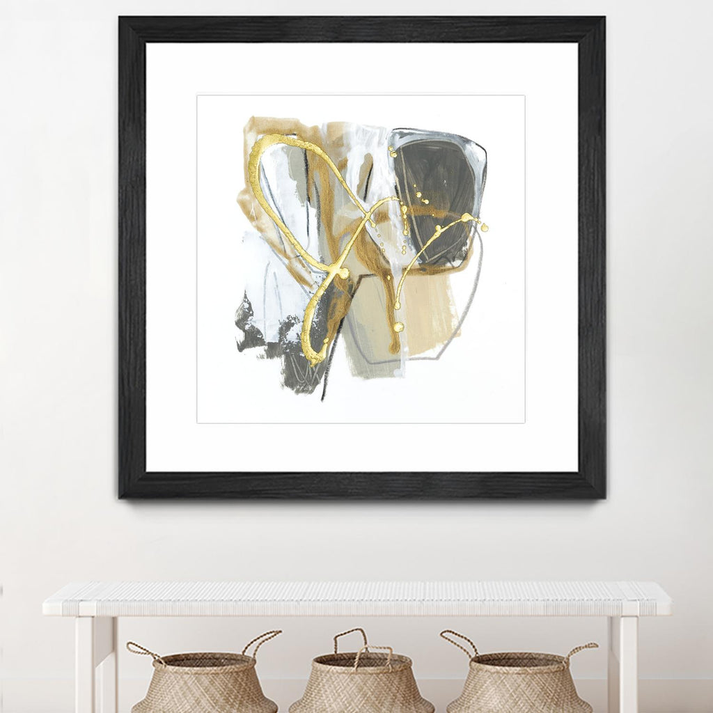 Metallurgy I by June Vess on GIANT ART - gold abstract abstract 