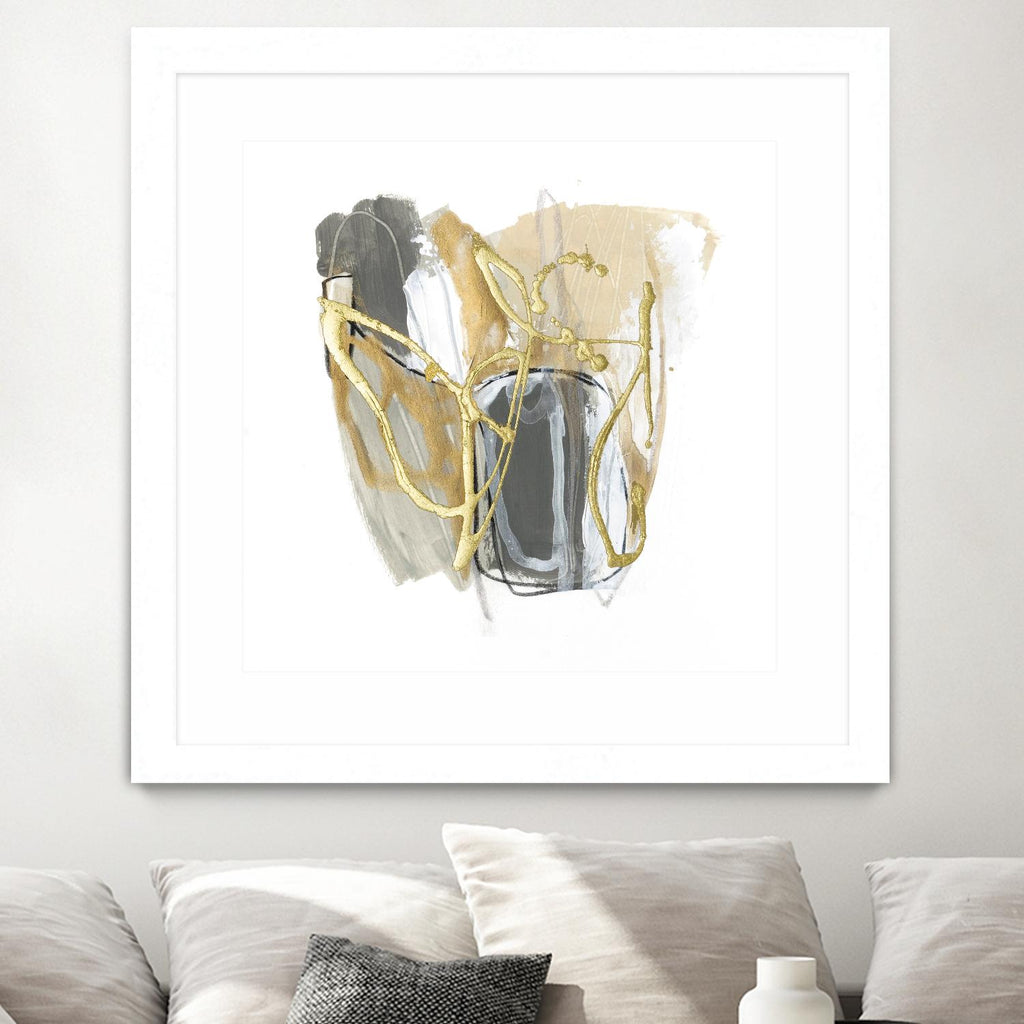 Metallurgy VI by June Vess on GIANT ART - beige abstract abstract
