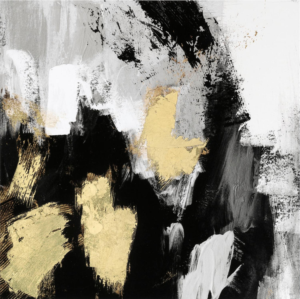 Collage d'or neutre I par Victoria Borges sur GIANT ART - or abstrait