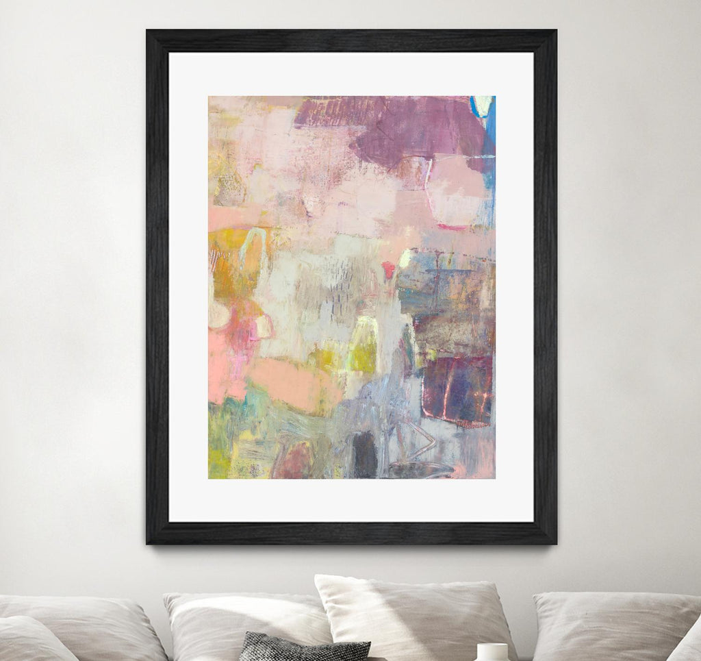 Lann I by Sue Jachimiec on GIANT ART - pink abstract abstract