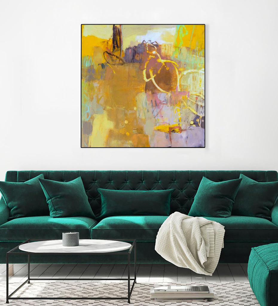Maez I by Sue Jachimiec on GIANT ART - pink abstract abstract