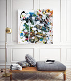 Pollock's Party II by Jodi Fuchs on GIANT ART - orange abstract abstract