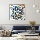 Pollock's Party II by Jodi Fuchs on GIANT ART - orange abstract abstract