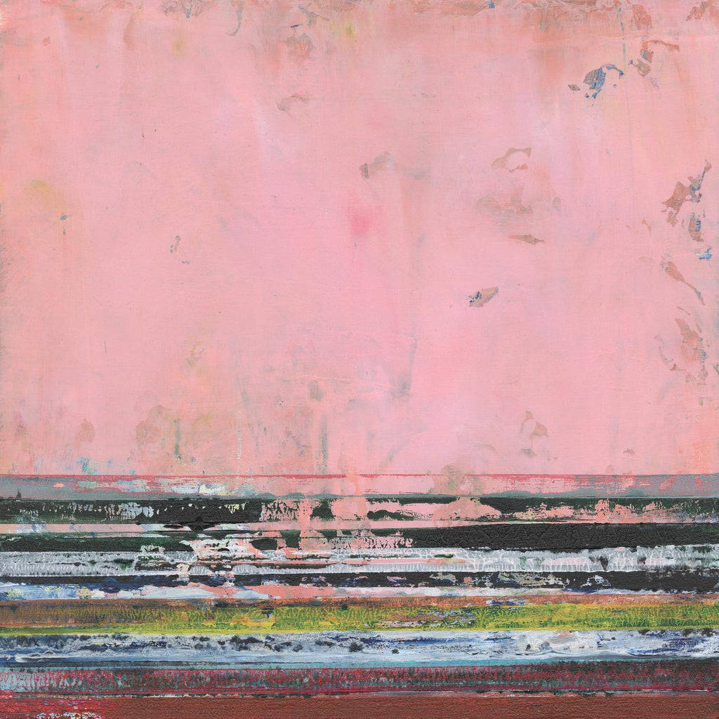 Horizons surréalistes II de Jodi Fuchs sur GIANT ART - abstrait rose