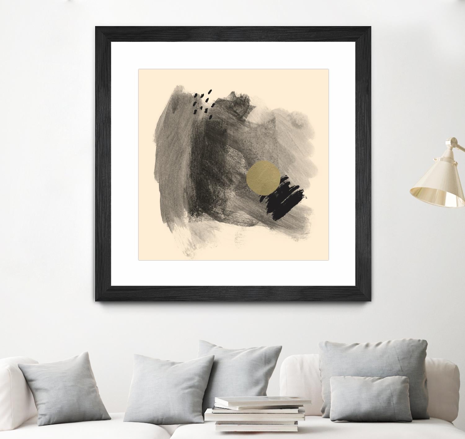 Dark & Stormy I by Jacob Green on GIANT ART - beige abstract abstract