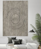 Cedar Grooves III by Vanna Lam on GIANT ART - black abstract abstract