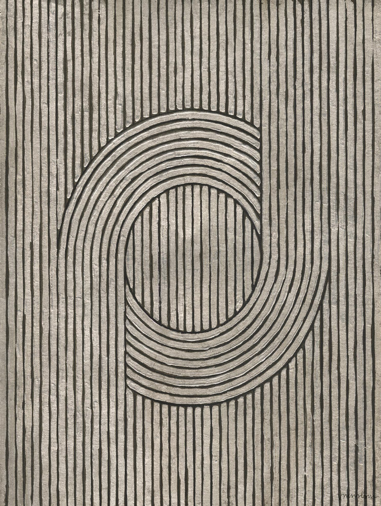 Cedar Grooves III par Vanna Lam sur GIANT ART - abstraction noire abstraite