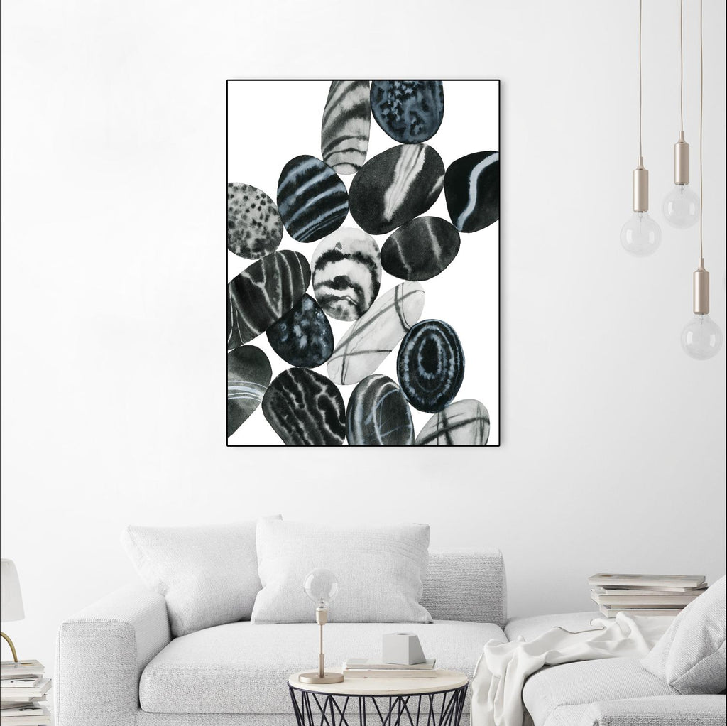 Dalmatian Rocks I by Grace Popp on GIANT ART - white abstract abstract