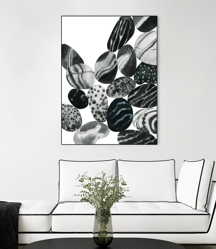Dalmatian Rocks II by Grace Popp on GIANT ART - white abstract abstract 