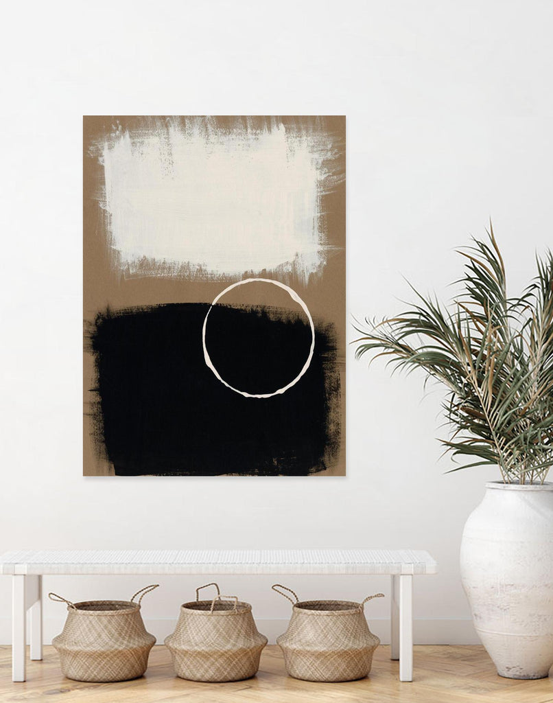 Neutral Rings II by Regina Moore on GIANT ART - white abstract abstract