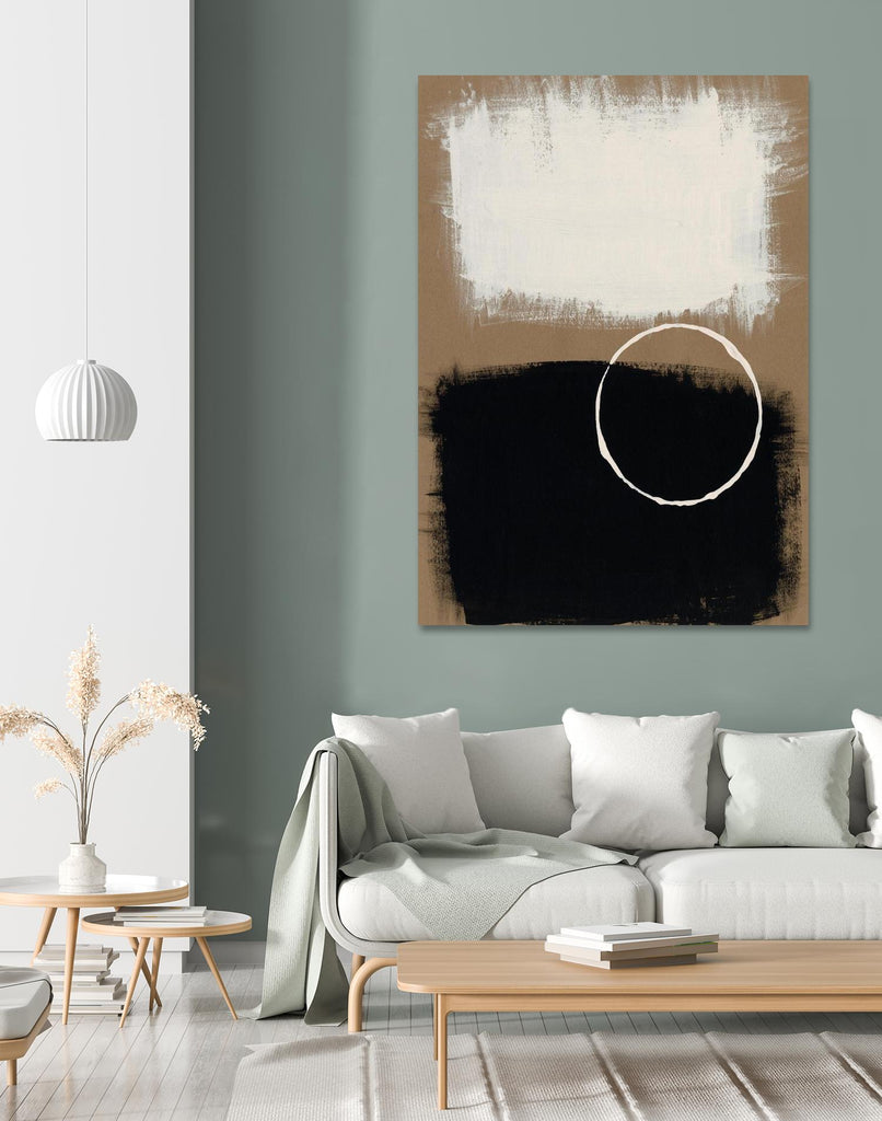 Neutral Rings II by Regina Moore on GIANT ART - white abstract abstract