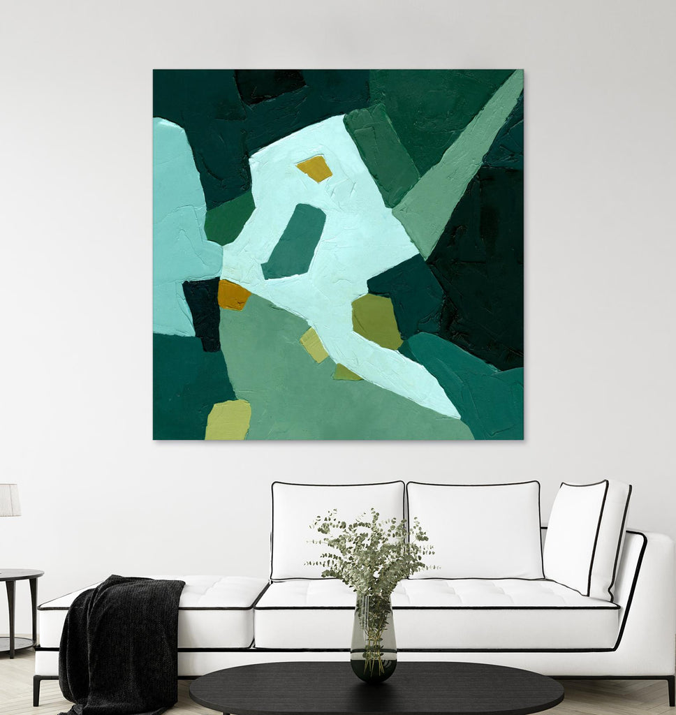 Palette Abstract I by Emma Caroline on GIANT ART - green abstract abstract