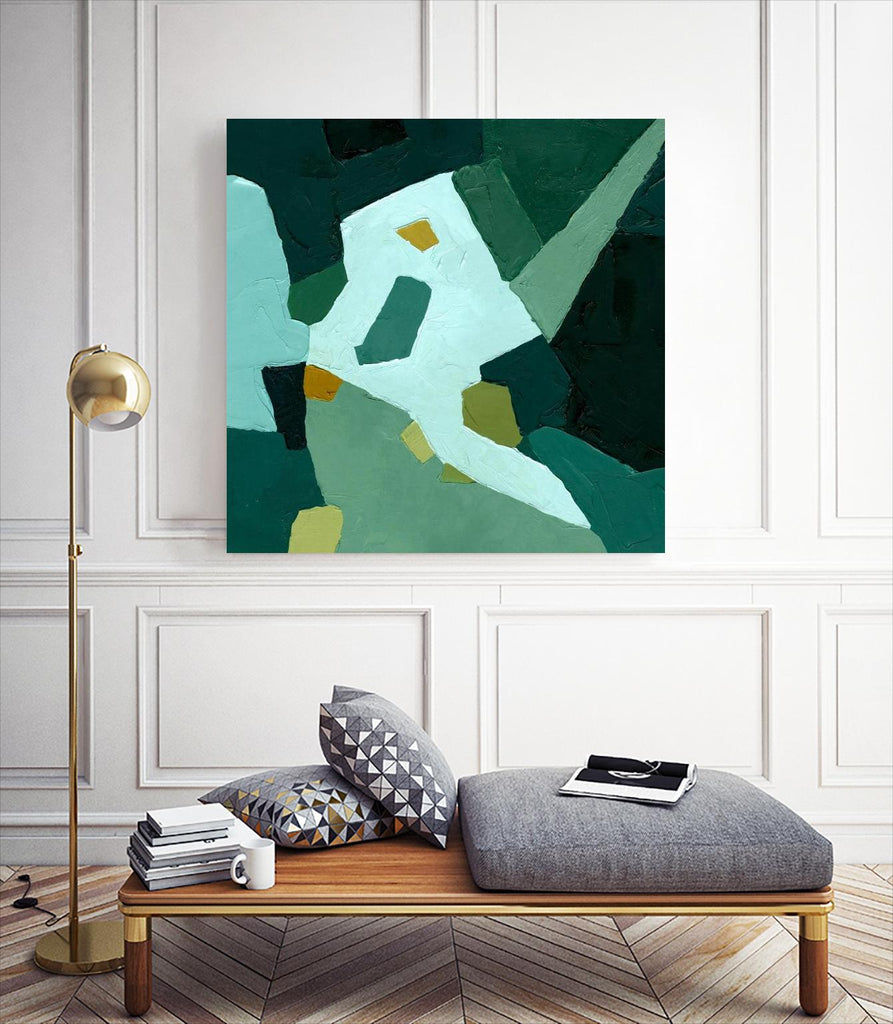 Palette Abstract I by Emma Caroline on GIANT ART - green abstract abstract