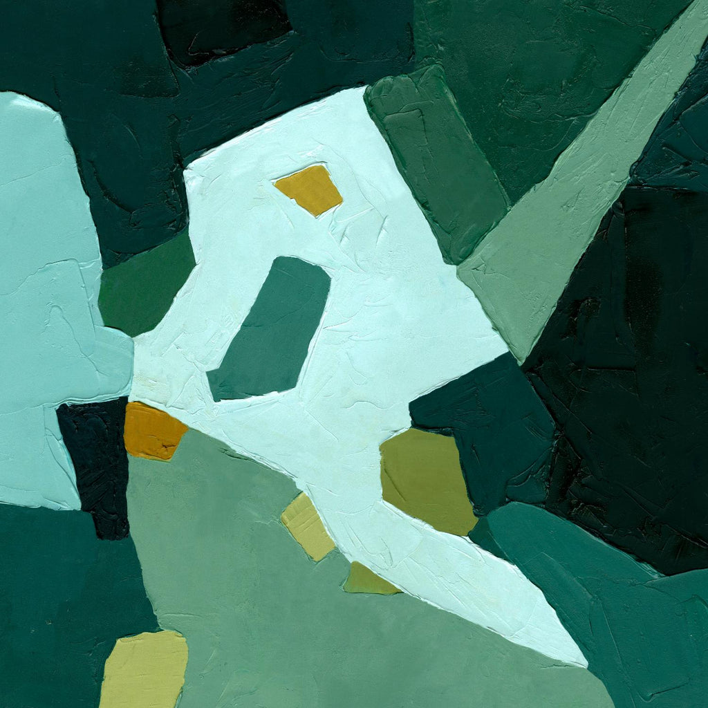 Palette abstraite I par Emma Caroline sur GIANT ART - abstraction verte abstraite