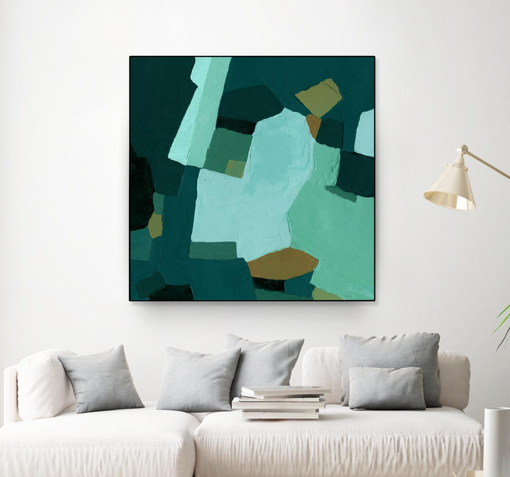 Palette Abstract II by Emma Caroline on GIANT ART - green abstract abstract