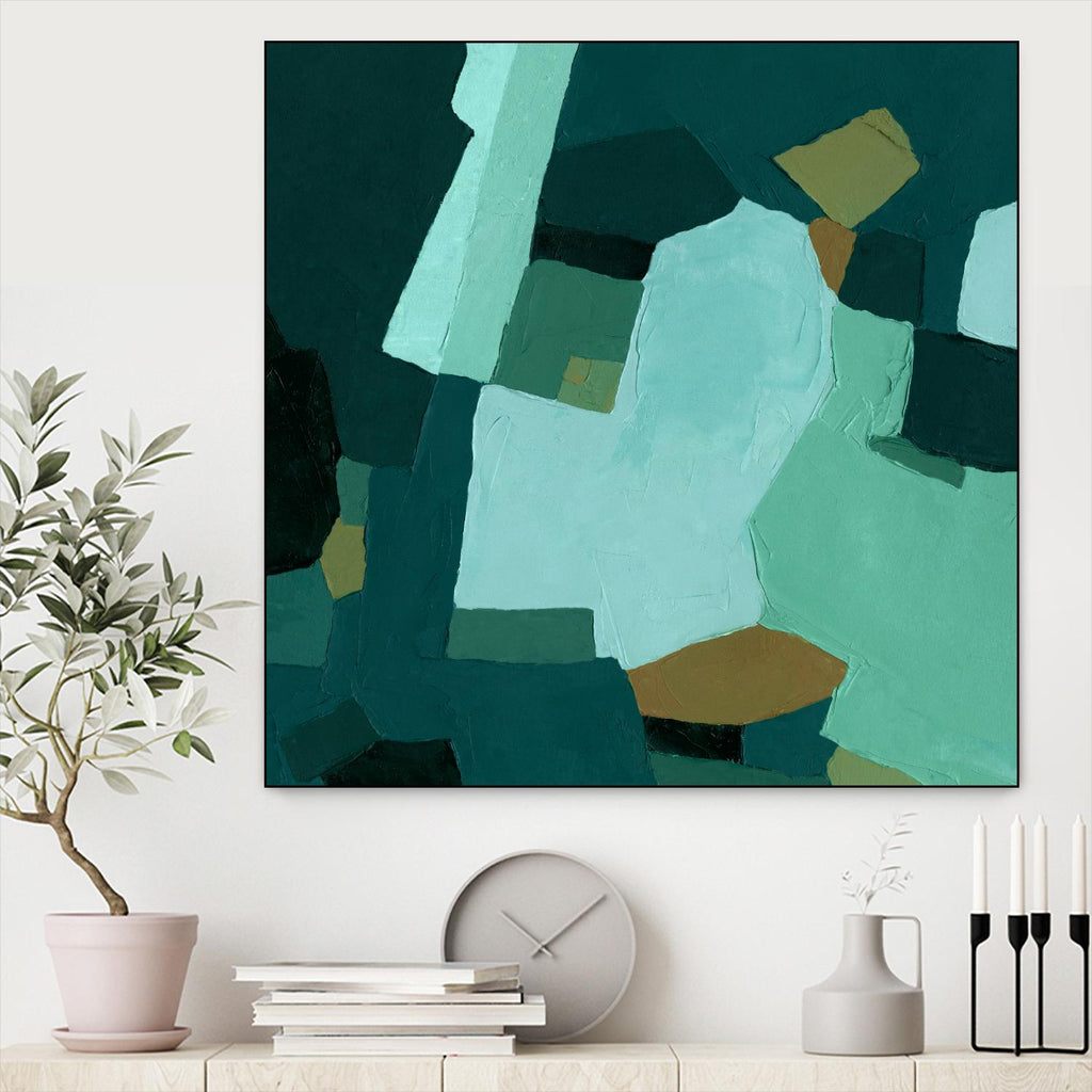 Palette Abstract II by Emma Caroline on GIANT ART - green abstract abstract
