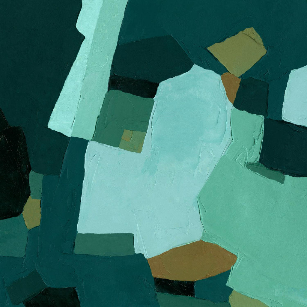 Palette abstraite II par Emma Caroline sur GIANT ART - abstrait vert