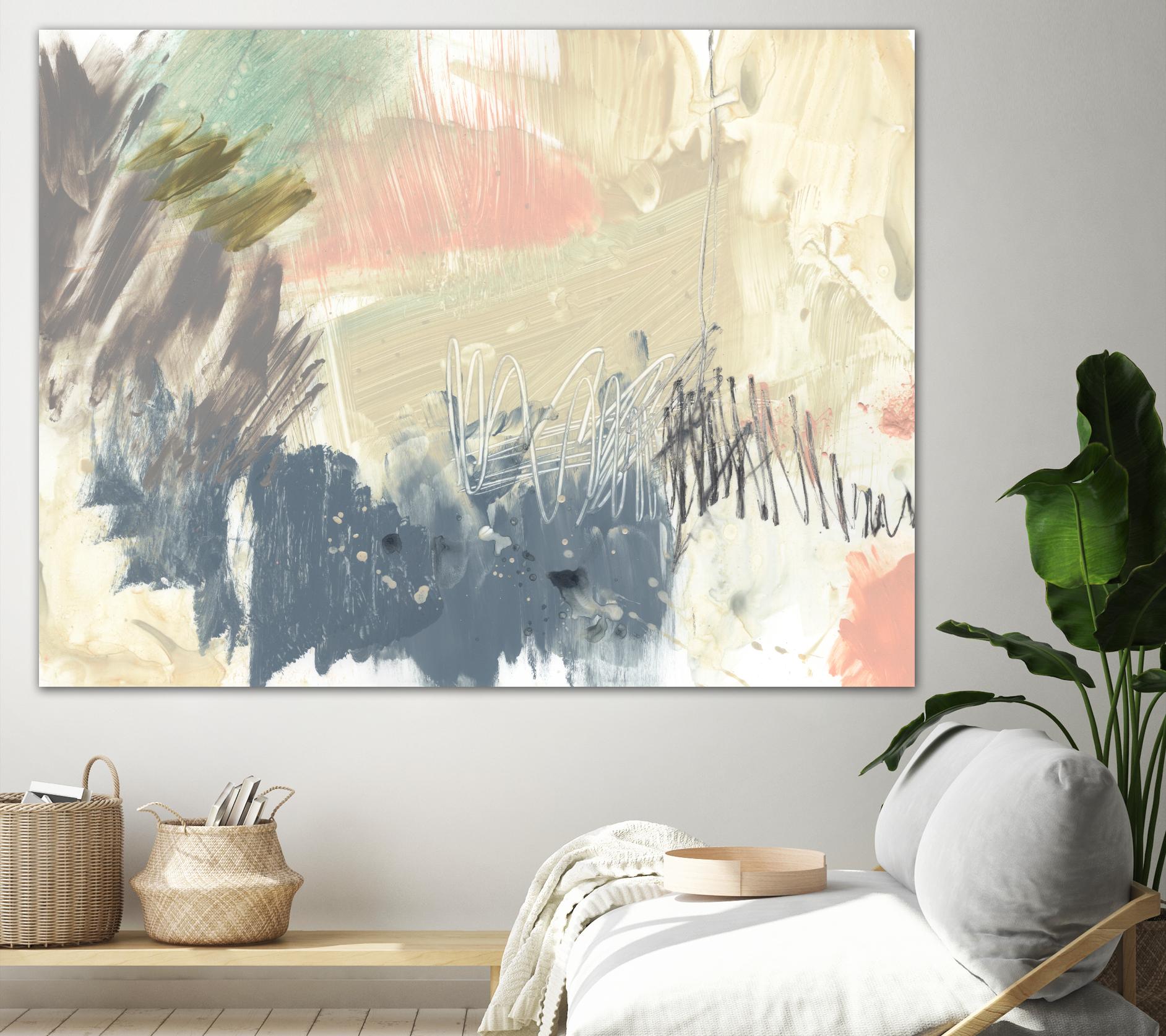 Pastel Immersion I by Jennifer Goldberger on GIANT ART - beige abstract abstract