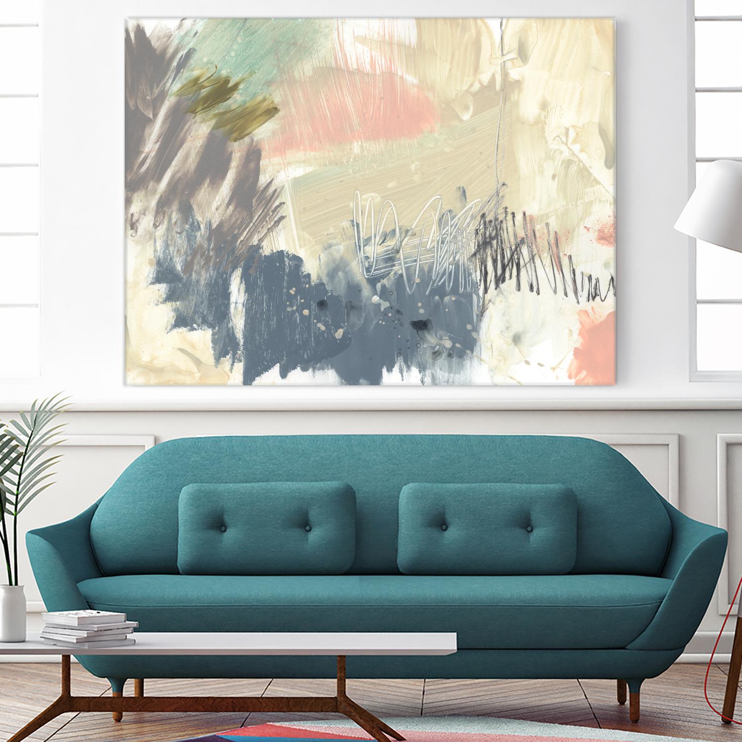 Pastel Immersion I by Jennifer Goldberger on GIANT ART - beige abstract abstract