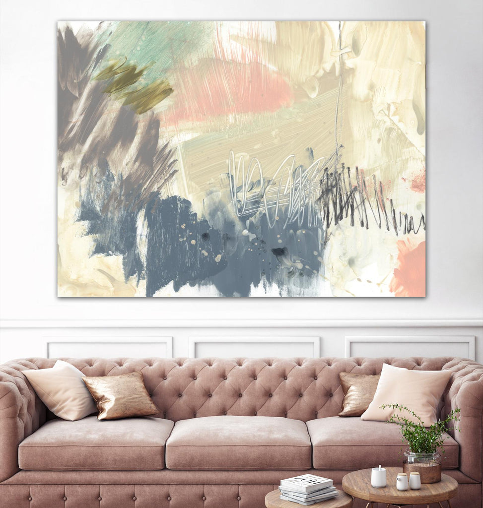 Pastel Immersion I by Jennifer Goldberger on GIANT ART - beige abstract abstract