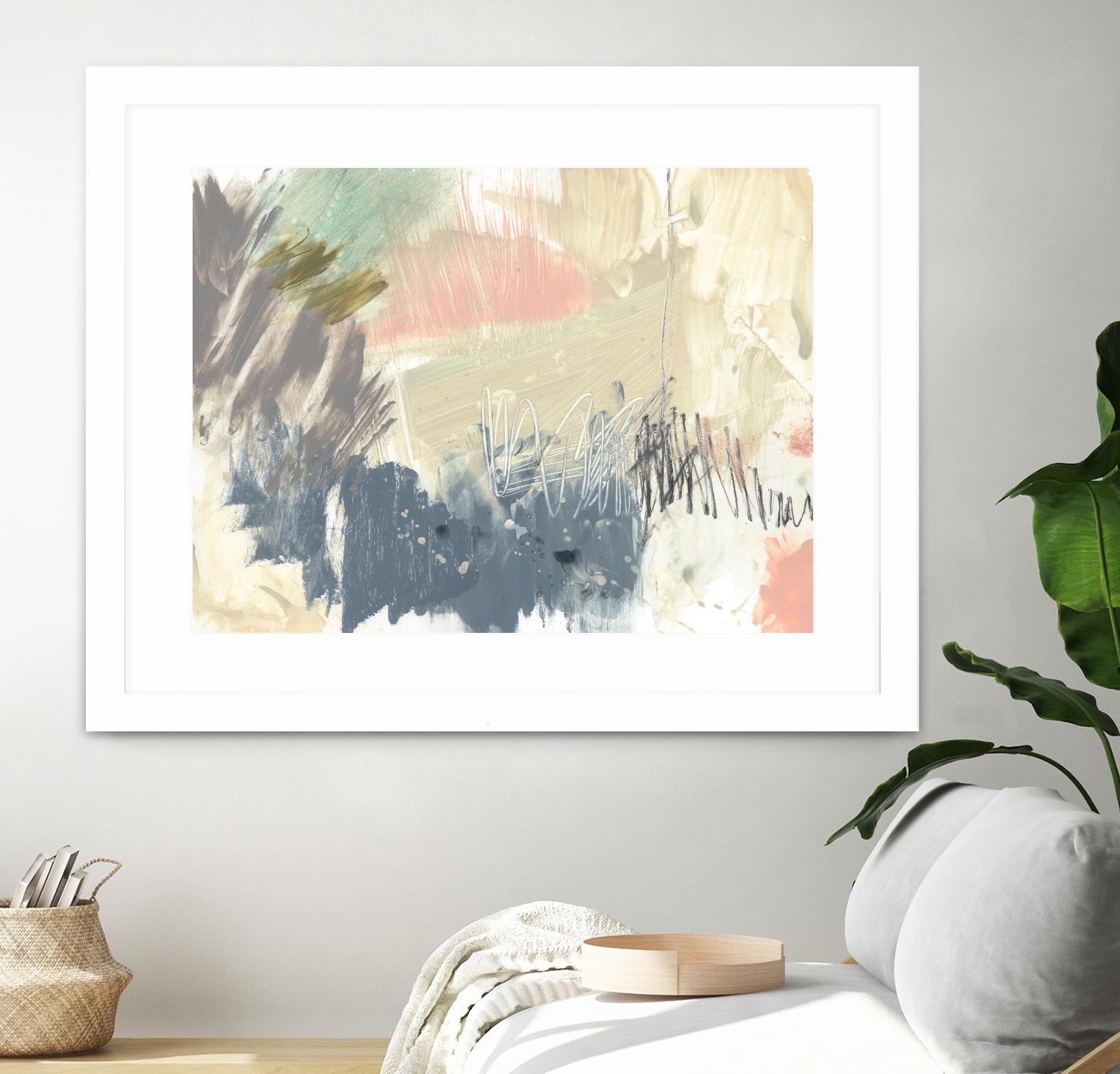 Pastel Immersion I by Jennifer Goldberger on GIANT ART - beige abstract abstract