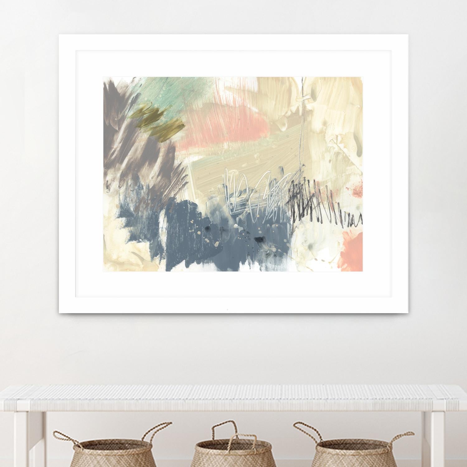 Pastel Immersion I by Jennifer Goldberger on GIANT ART - beige abstract abstract