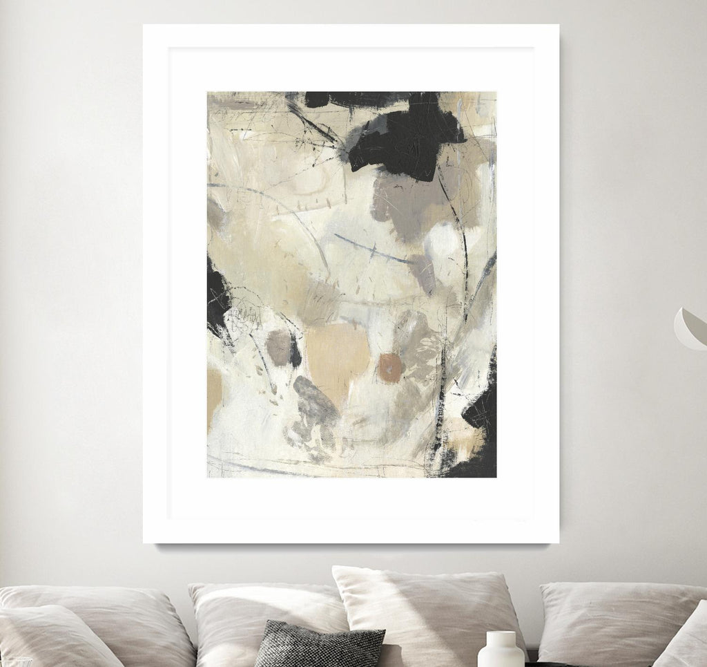 Scattered Remnants II de Tim OToole sur GIANT ART - abstrait beige