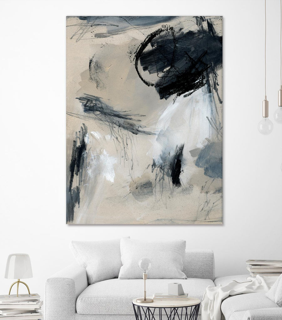 Scribble Abstract I by Jennifer Parker on GIANT ART - grey  abstract abstract 