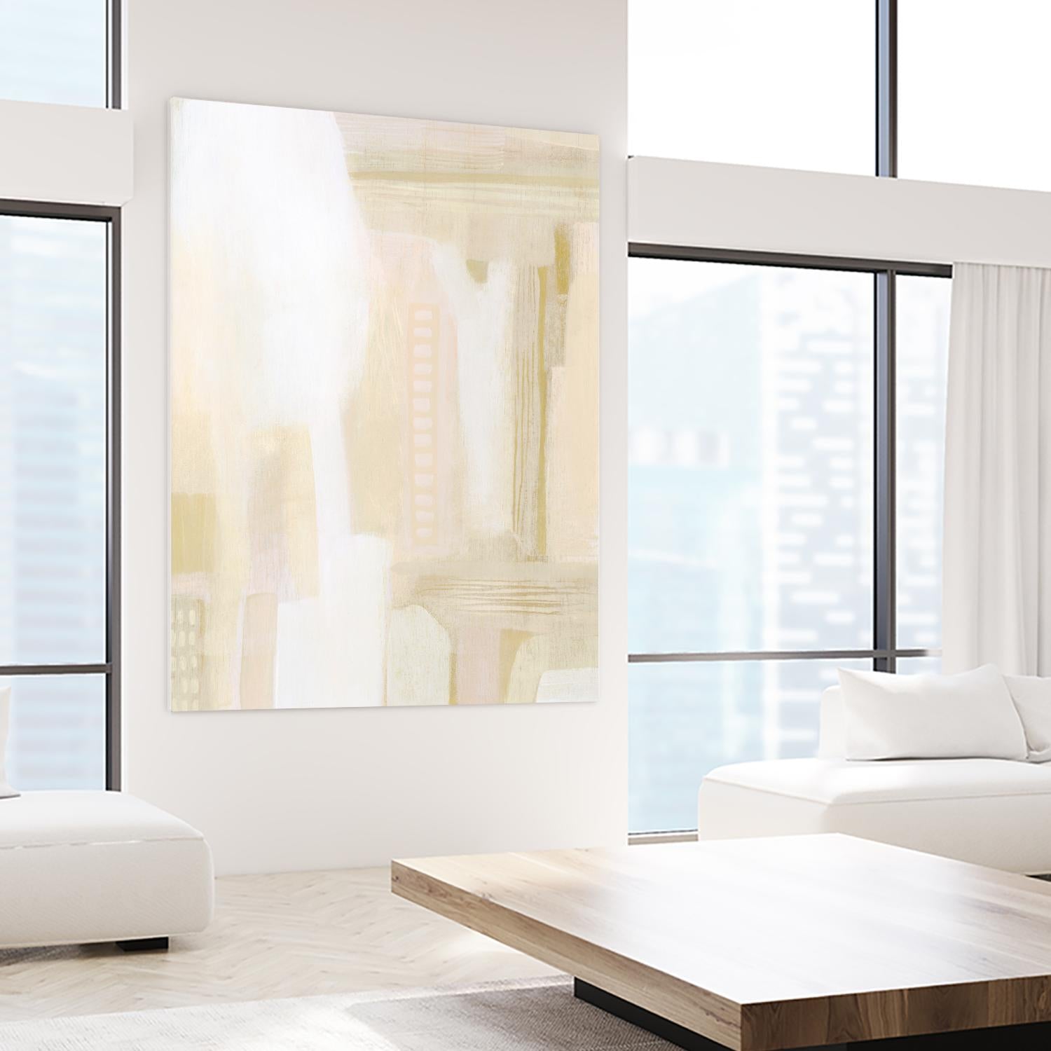 Urban Peach I by Grace Popp on GIANT ART - white abstract abstract