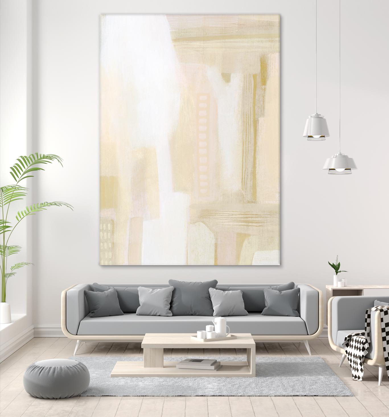 Urban Peach I by Grace Popp on GIANT ART - white abstract abstract