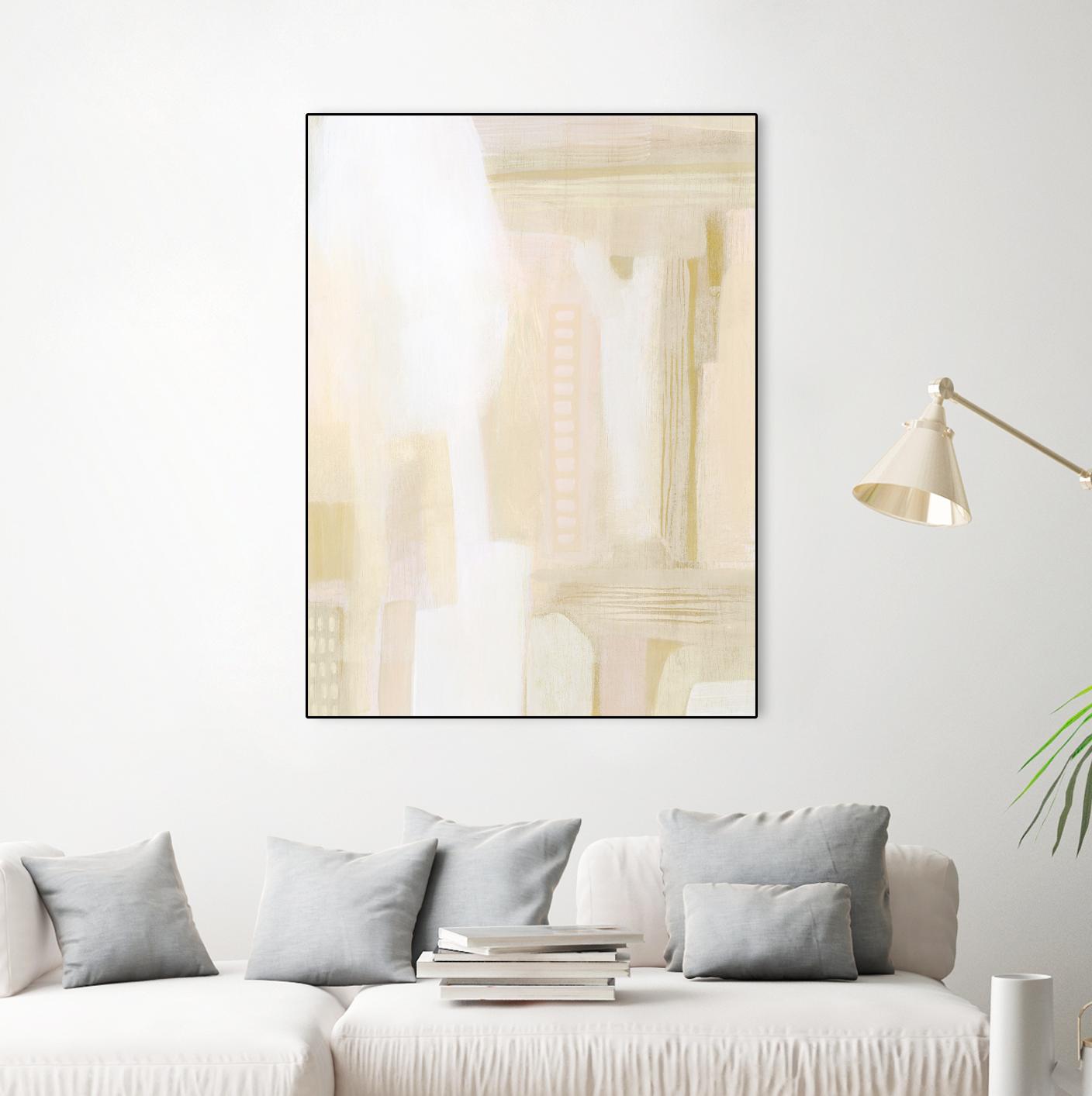 Urban Peach I by Grace Popp on GIANT ART - white abstract abstract