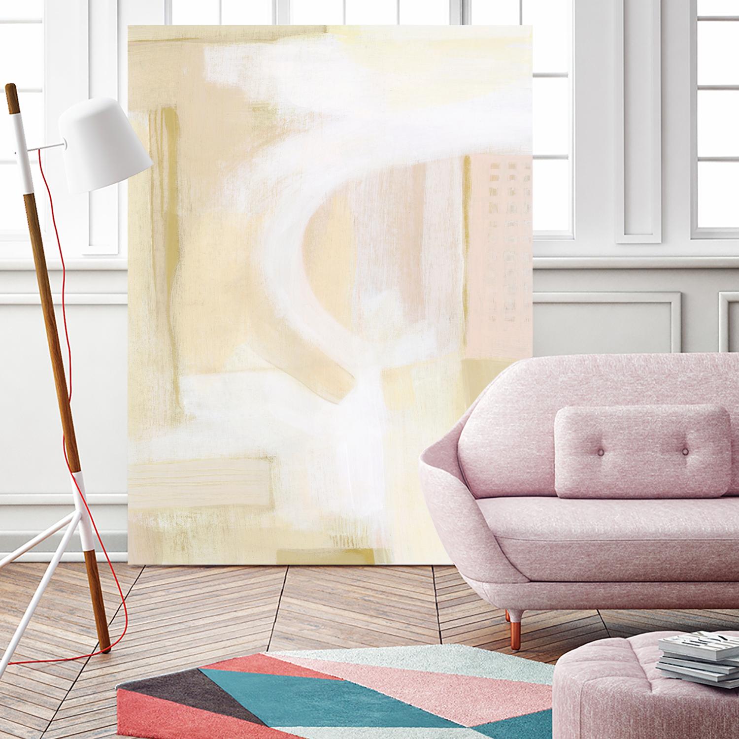 Urban Peach II by Grace Popp on GIANT ART - pink abstract abstract