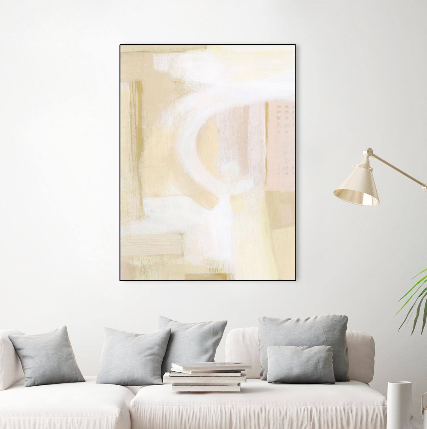 Urban Peach II by Grace Popp on GIANT ART - pink abstract abstract
