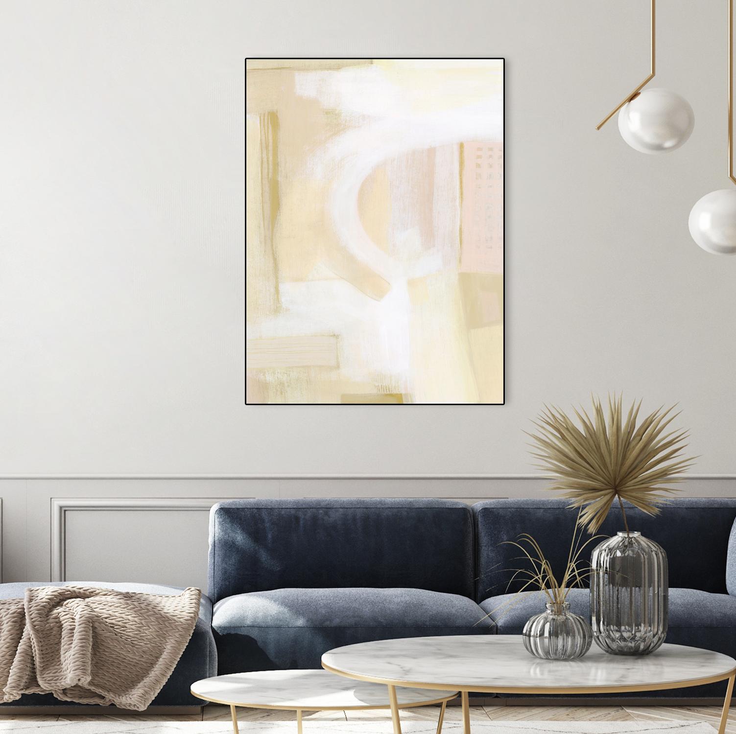 Urban Peach II by Grace Popp on GIANT ART - pink abstract abstract