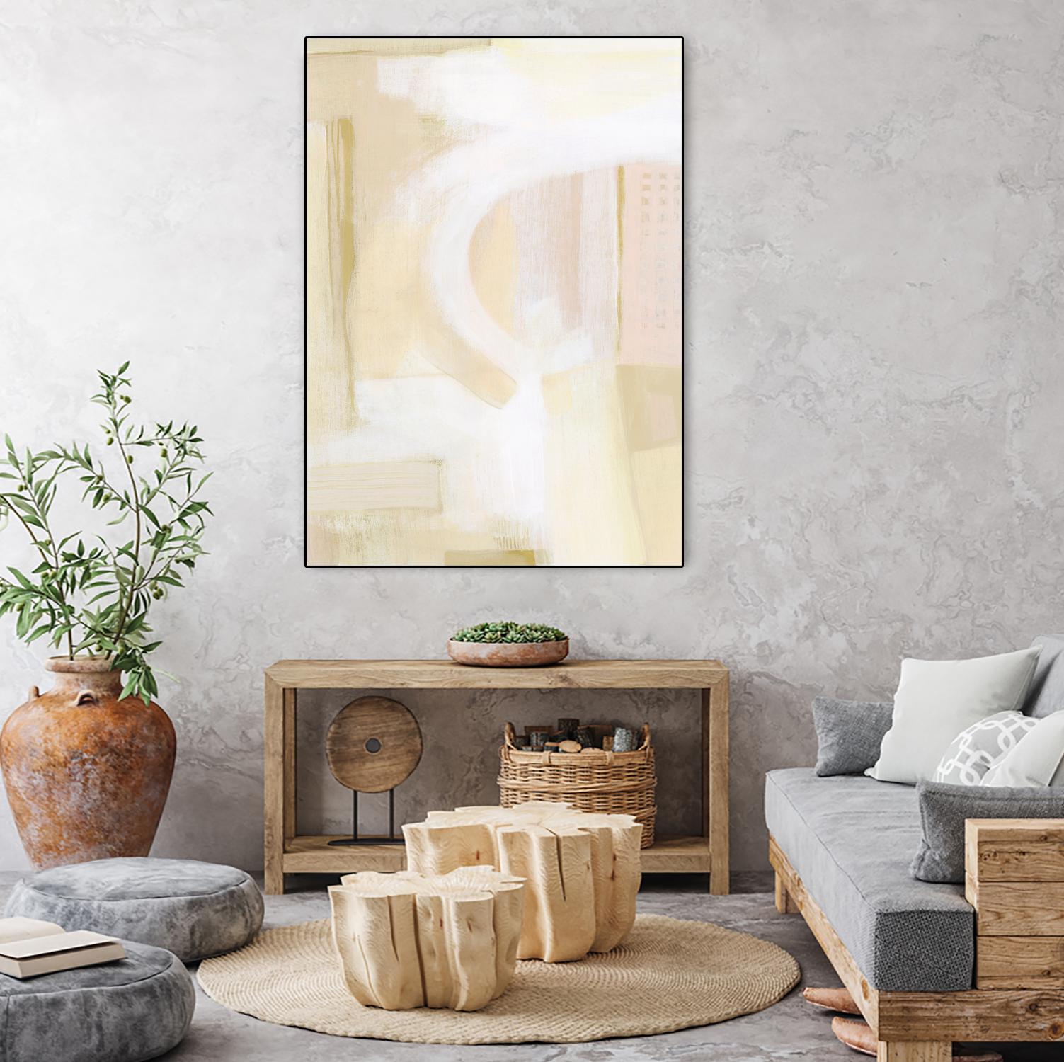 Urban Peach II by Grace Popp on GIANT ART - pink abstract abstract