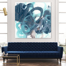 Blue Byte I by June Vess on GIANT ART - blue abstract abstract