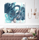 Blue Byte I by June Vess on GIANT ART - blue abstract abstract