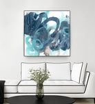 Blue Byte I by June Vess on GIANT ART - blue abstract abstract