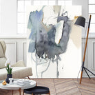 Indigo Splatter I by Victoria Barnes on GIANT ART - gold abstract abstract