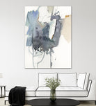 Indigo Splatter I by Victoria Barnes on GIANT ART - gold abstract abstract