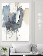 Indigo Splatter I by Victoria Barnes on GIANT ART - gold abstract abstract