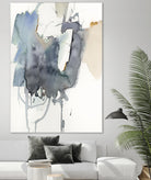 Indigo Splatter I by Victoria Barnes on GIANT ART - gold abstract abstract
