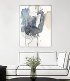 Indigo Splatter I by Victoria Barnes on GIANT ART - gold abstract abstract