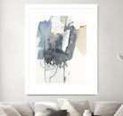 Indigo Splatter I by Victoria Barnes on GIANT ART - gold abstract abstract