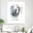 Indigo Splatter I by Victoria Barnes on GIANT ART - gold abstract abstract