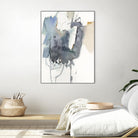 Indigo Splatter I by Victoria Barnes on GIANT ART - gold abstract abstract